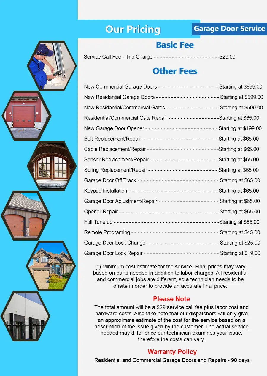 Neighborhood Garage Door Service New York, NY 212-918-5391